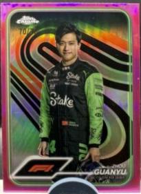 Zhou Guanyu [Pink Refractor] #14