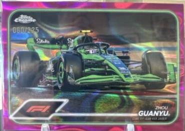 Zhou Guanyu [Pink Refractor] #86