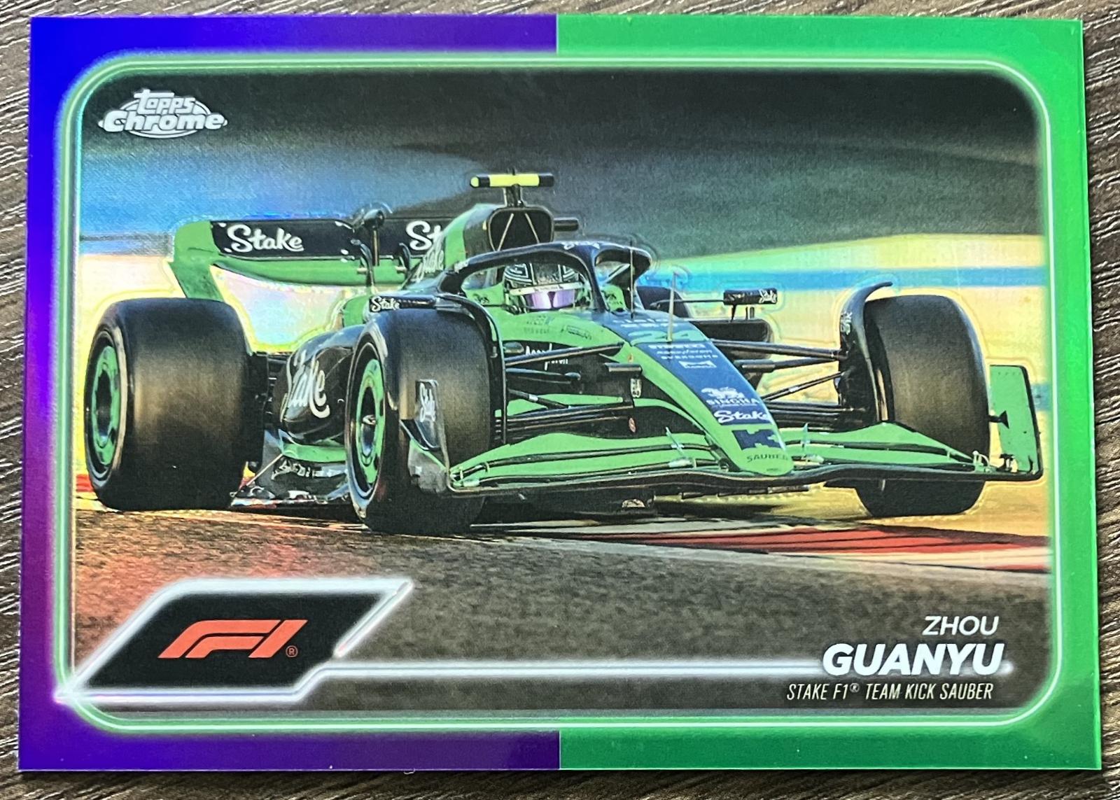 Zhou Guanyu [Purple Green Refractor] #86