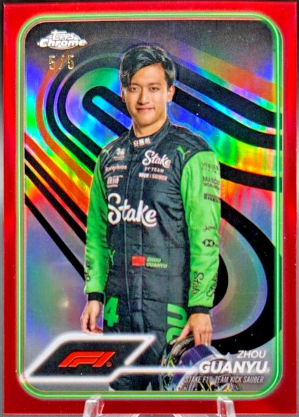 Zhou Guanyu [Red Refractor] #14