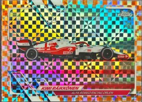 Kimi Raikkonen [Orange Checker Flag] #110