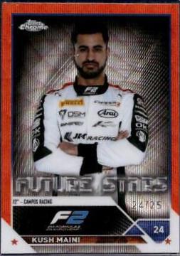 Kush Maini [Wave Orange Refractor] #134