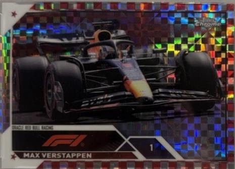 Max Verstappen [Red Checker Flag X-fractor] #102