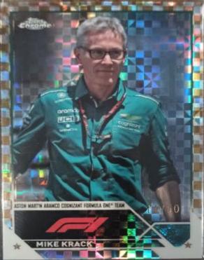 Mike Krack [Gold Checker Flag X-fractor] #94