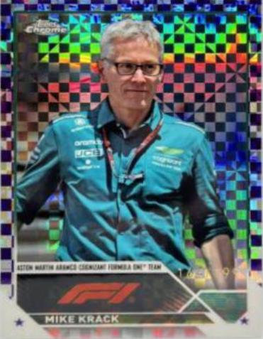 Mike Krack [Purple Checker Flag X-fractor] #94