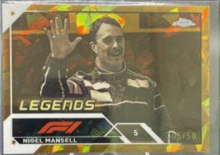 Nigel Mansell [Gold Refractor] #197