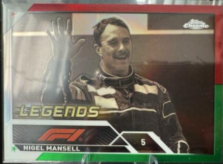 Nigel Mansell [Red Green Refractor] #197