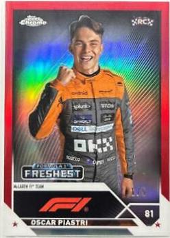 Oscar Piastri [Red Refractor] #195