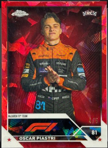 Oscar Piastri [Red Refractor] #40