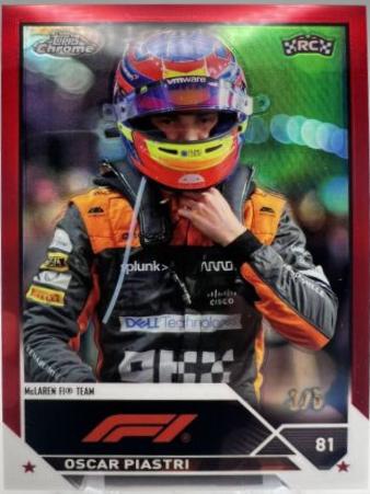 Oscar Piastri [Red Refractor] #41