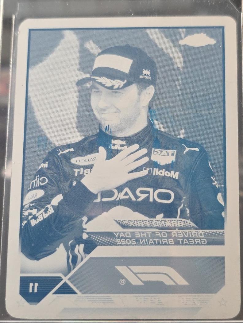 Sergio Perez [Printing Plate] #175