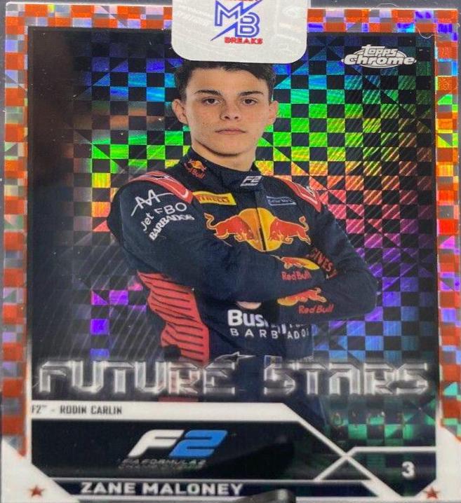 Zane Maloney [Orange Checker Flag X-fractor] #126