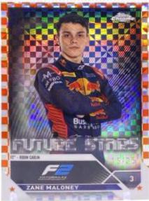 Zane Maloney [Orange Checker Flag X-fractor] #74