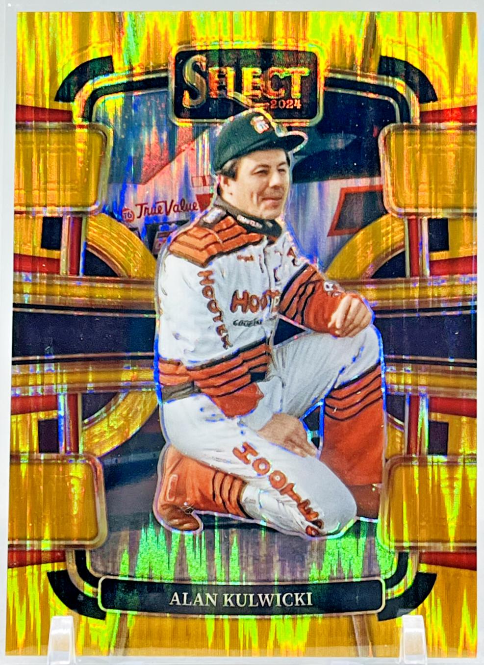 Alan Kulwicki [Gold Flash Prizm] #87