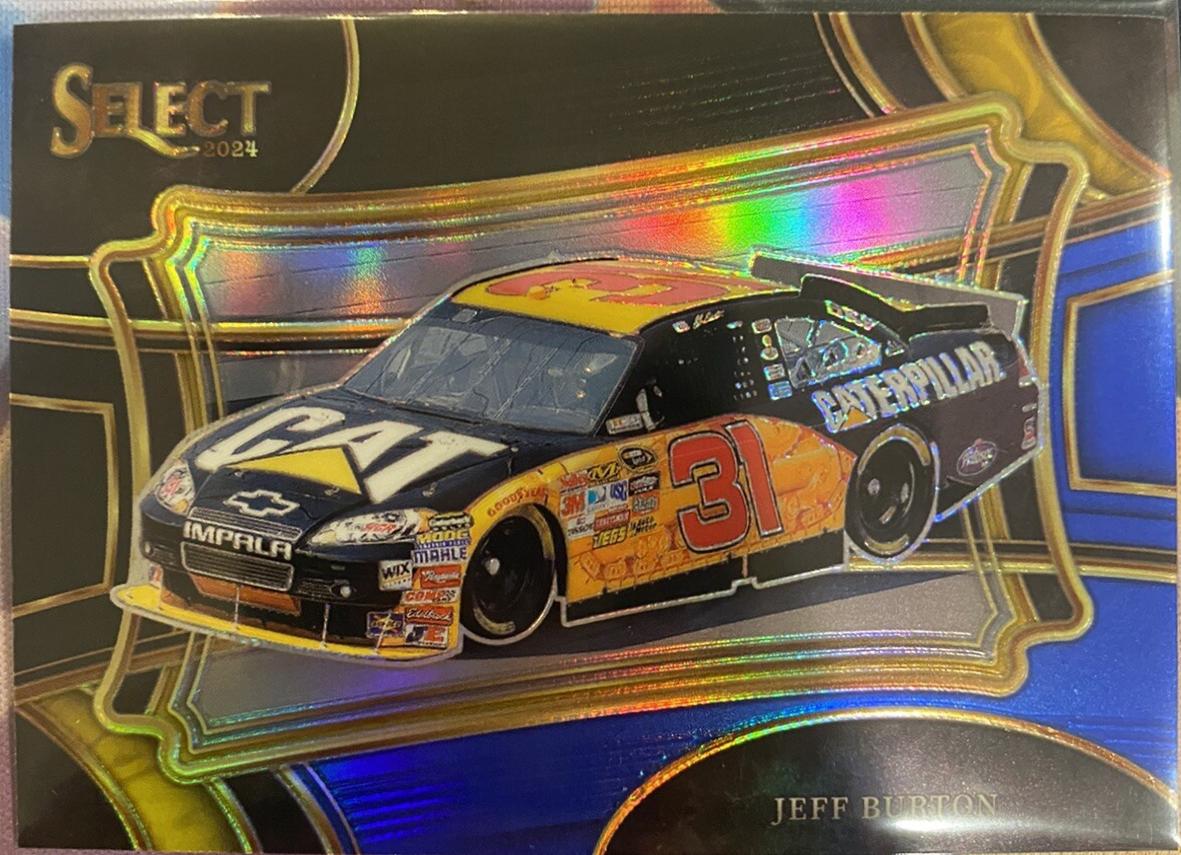 Jeff Burton [Black Blue Prizm] #167