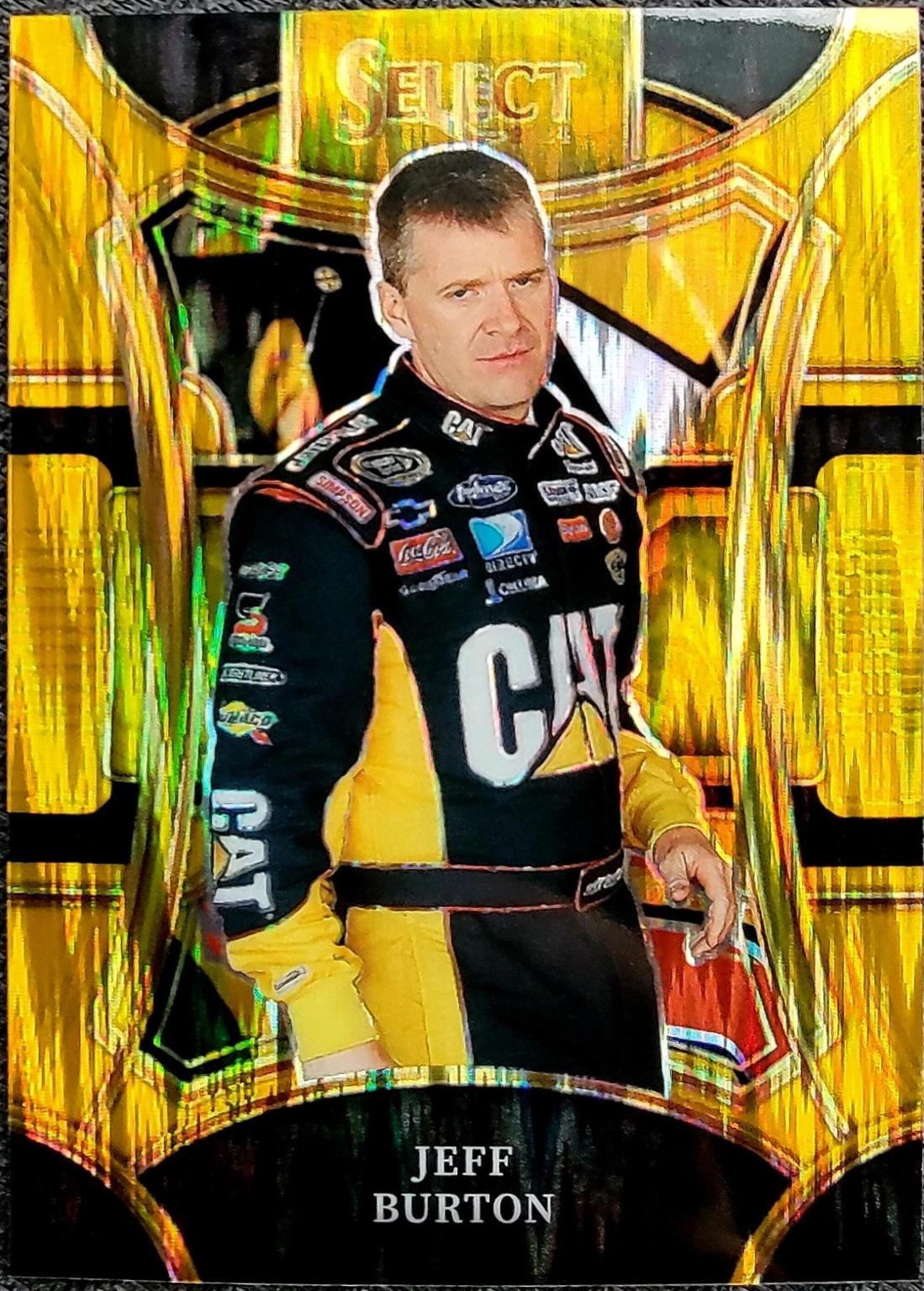 Jeff Burton [Gold Flash Prizm] #267