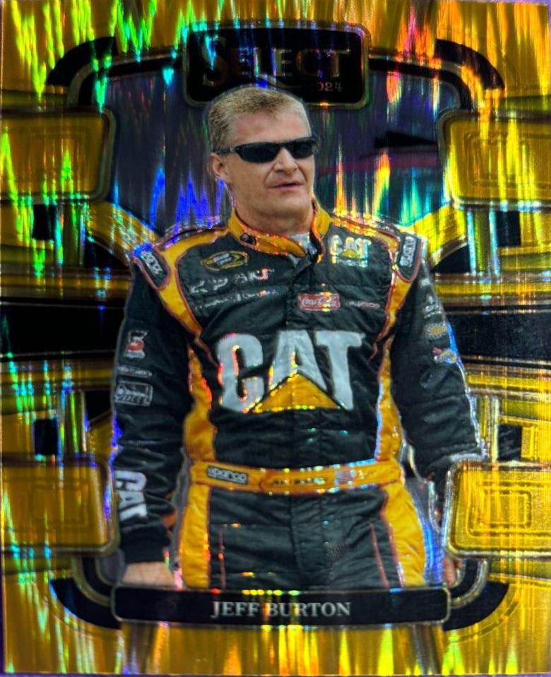 Jeff Burton [Gold Flash Prizm] #67