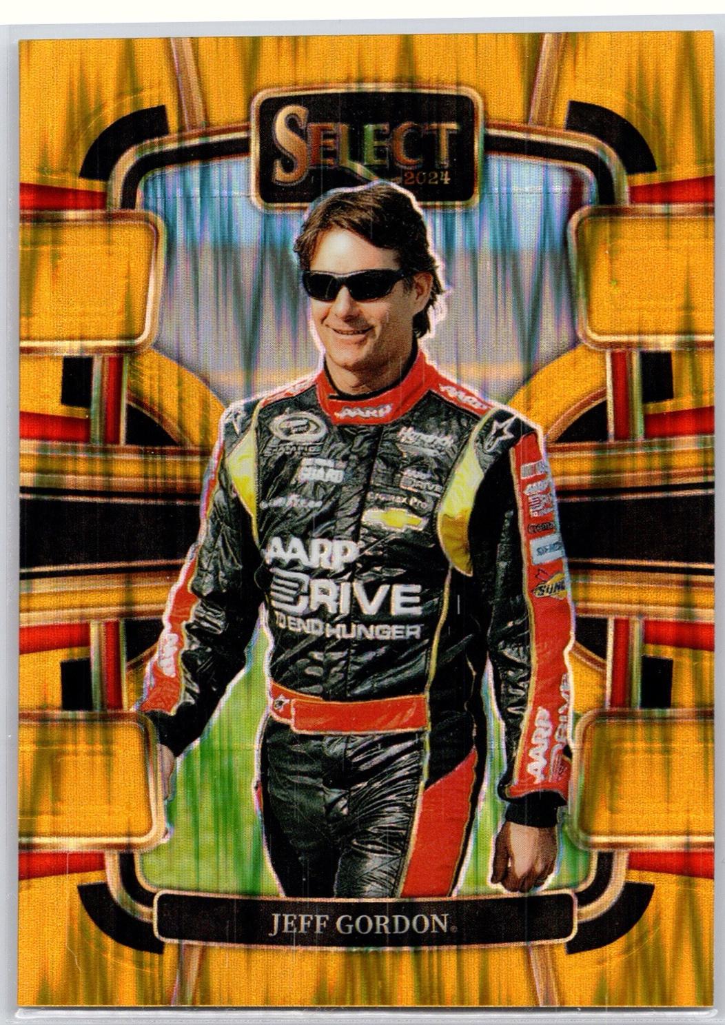 Jeff Gordon [Gold Flash Prizm] #60