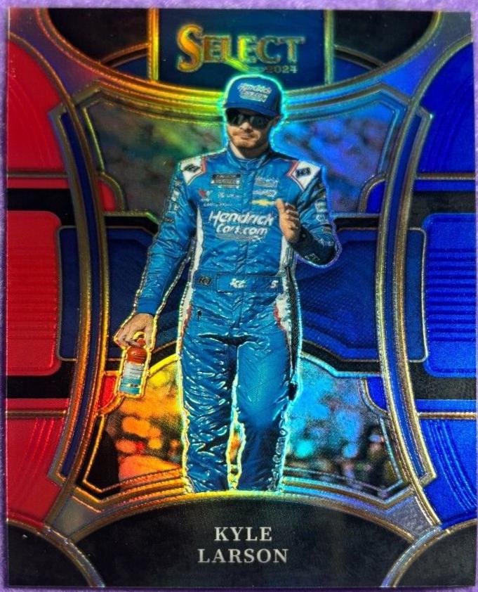Kyle Larson [Red Blue Prizm] #206