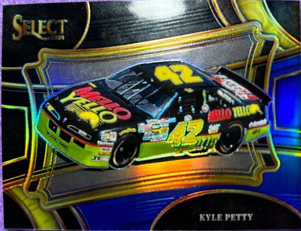 Kyle Petty [Black Blue Prizm] #154