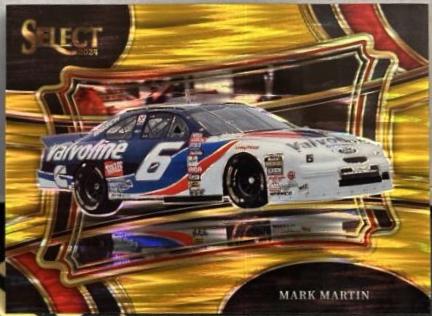 Mark Martin [Gold Flash Prizm] #123