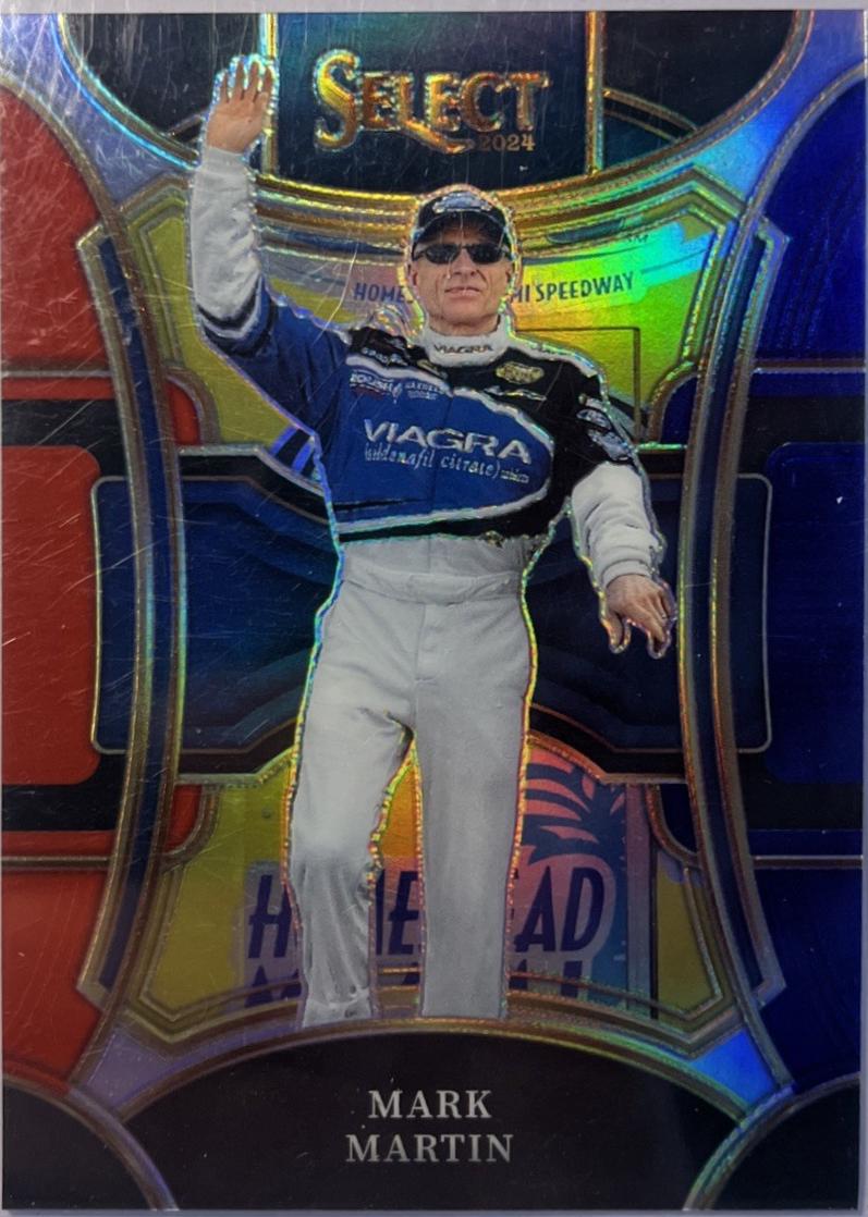 Mark Martin [Red Blue Prizm] #223