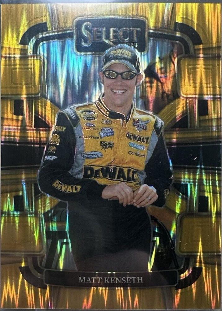 Matt Kenseth [Gold Flash Prizm] #82
