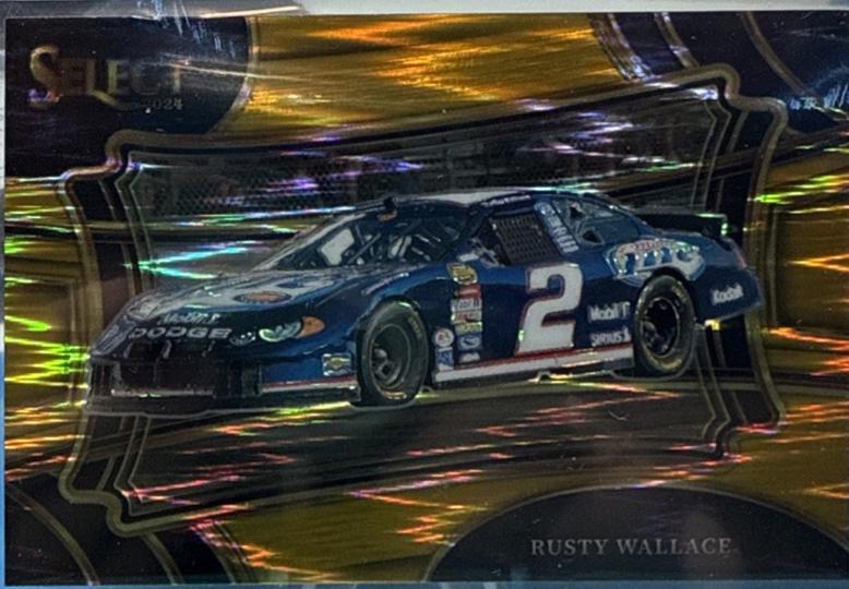 Rusty Wallace [Gold Flash Prizm] #155