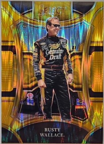 Rusty Wallace [Gold Flash Prizm] #255