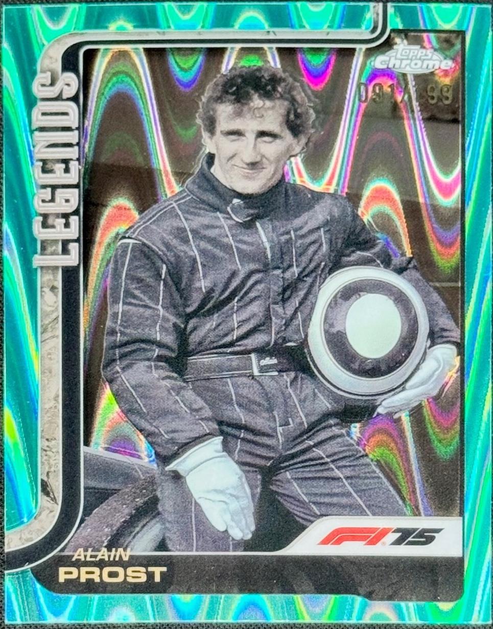 Alain Prost [Aqua Raywave Refractor] #149