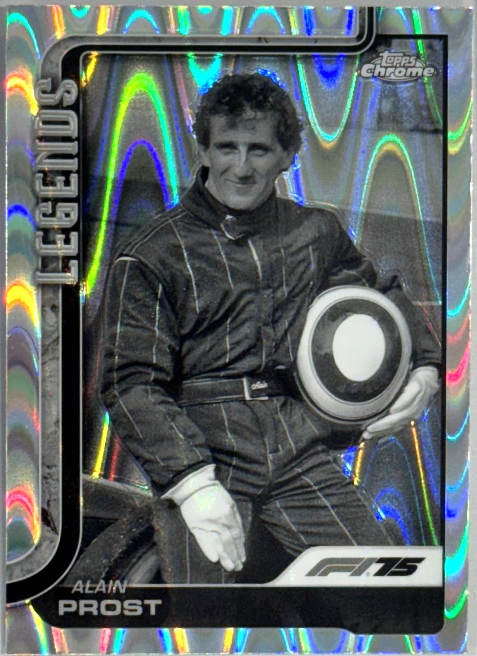 Alain Prost [Black White RayWave Refractor] #149
