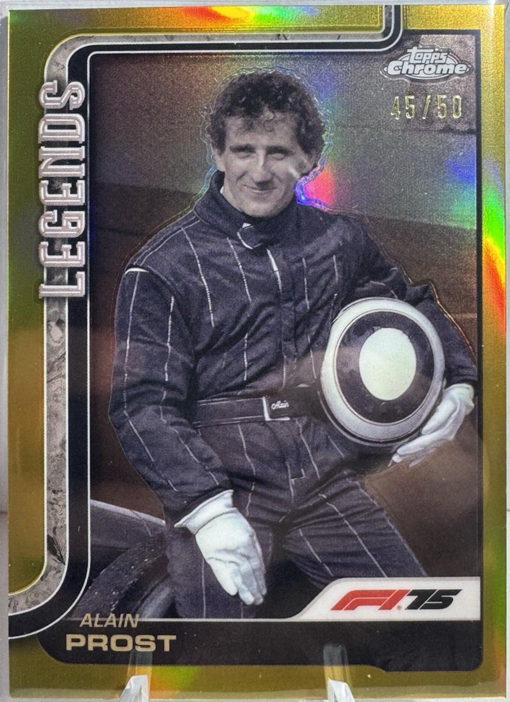 Alain Prost [Gold Refractor] #149