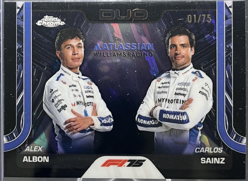 Alex Albon / Carlos Sainz [75th Anniversary Refractor] #172