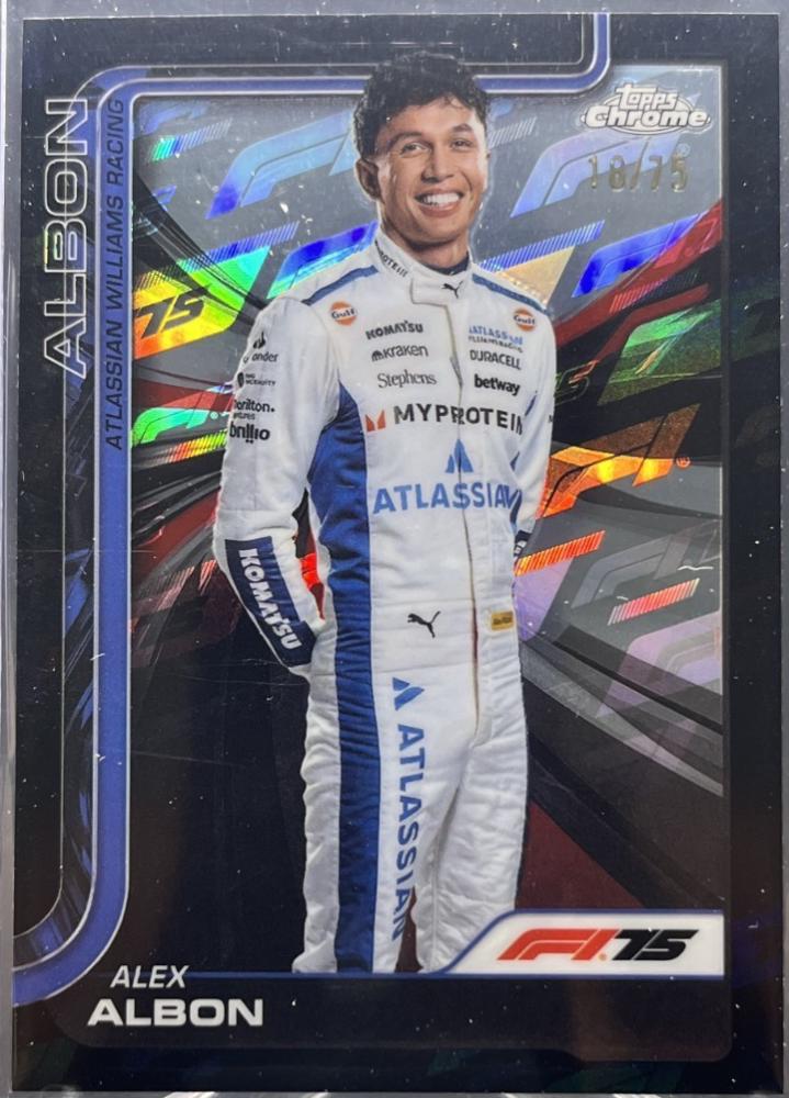 Alex Albon [75th Anniversary Refractor] #17