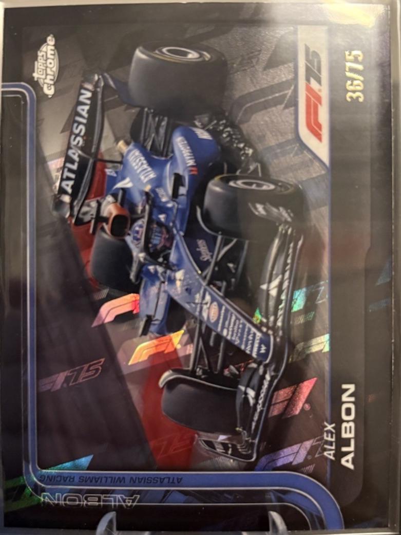 Alex Albon [75th Anniversary Refractor] #89