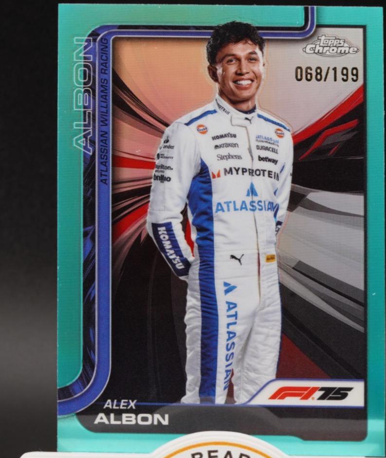 Alex Albon [Aqua Refractor] #17
