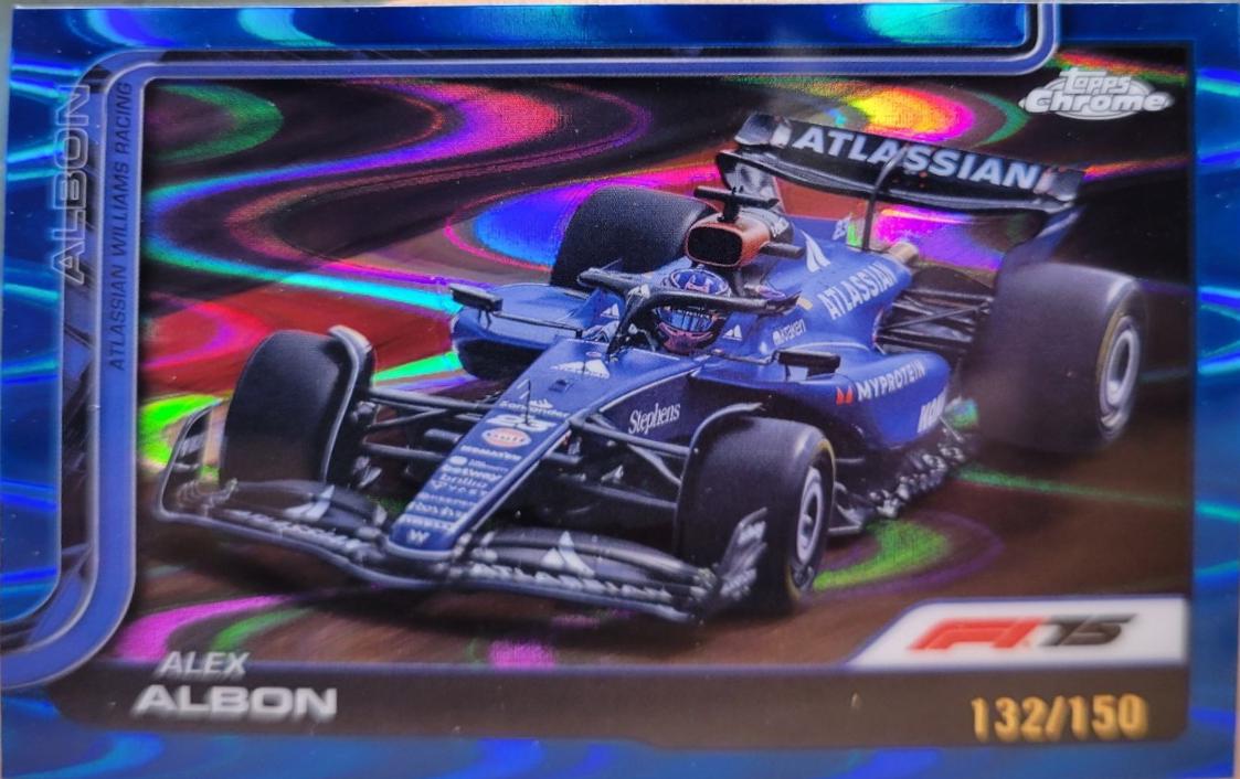 Alex Albon [Blue RayWave Refractor] #89