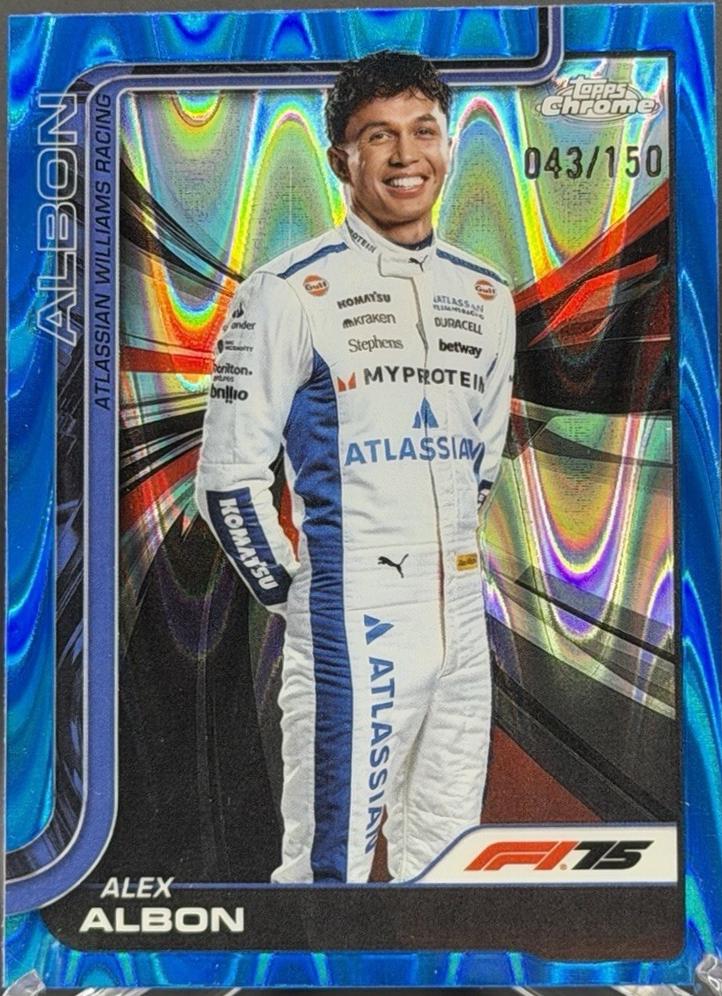 Alex Albon [Blue Refractor] #17