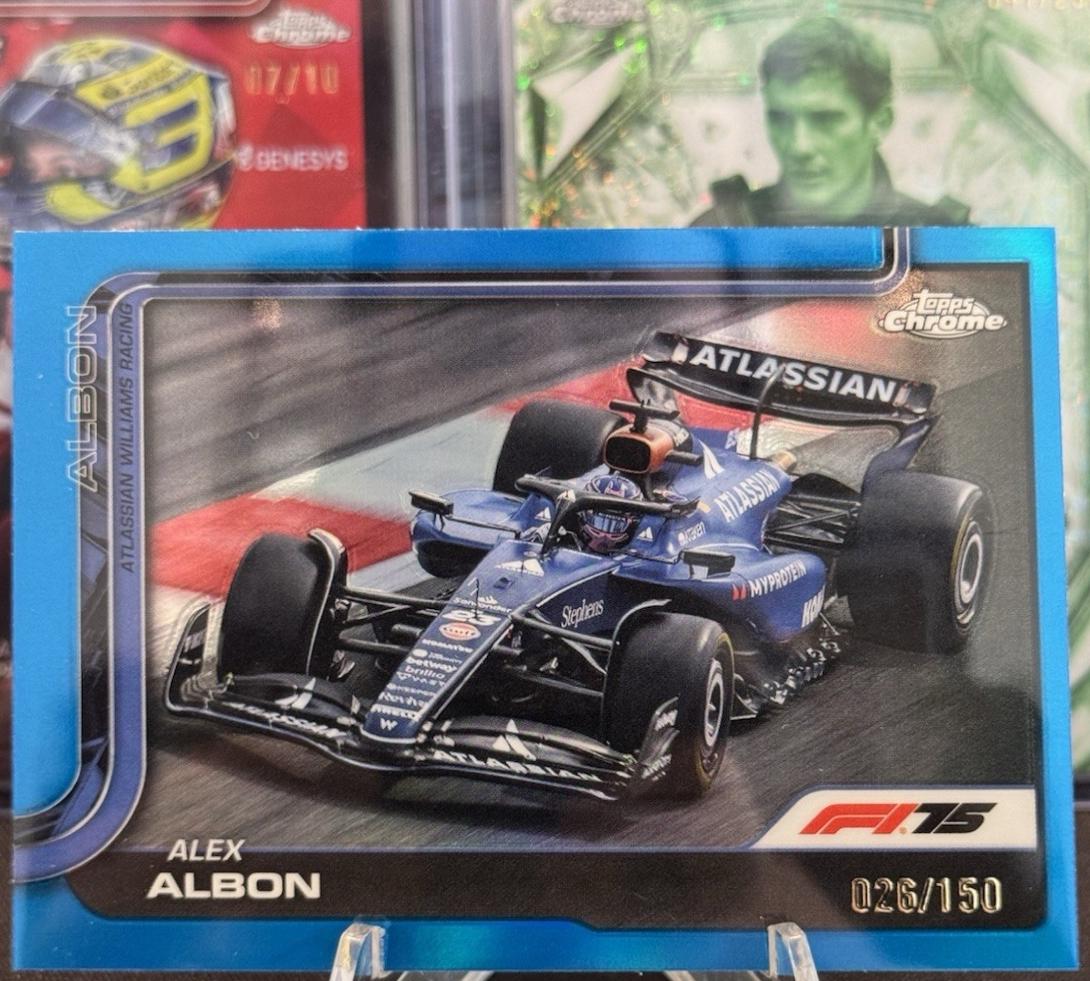 Alex Albon [Blue Refractor] #89