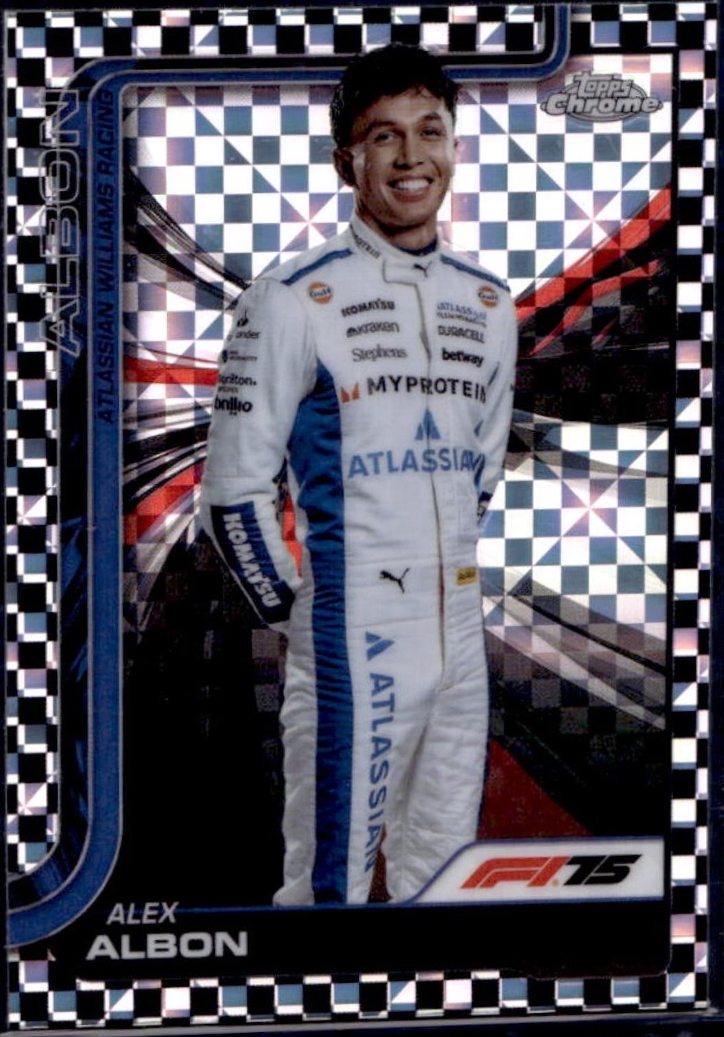 Alex Albon [Checker Flag Refractor] #17
