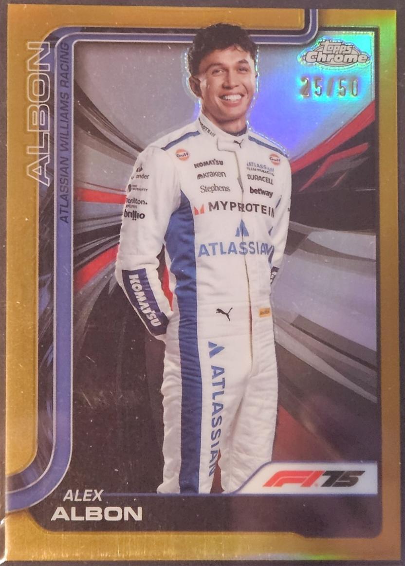 Alex Albon [Gold Refractor] #17