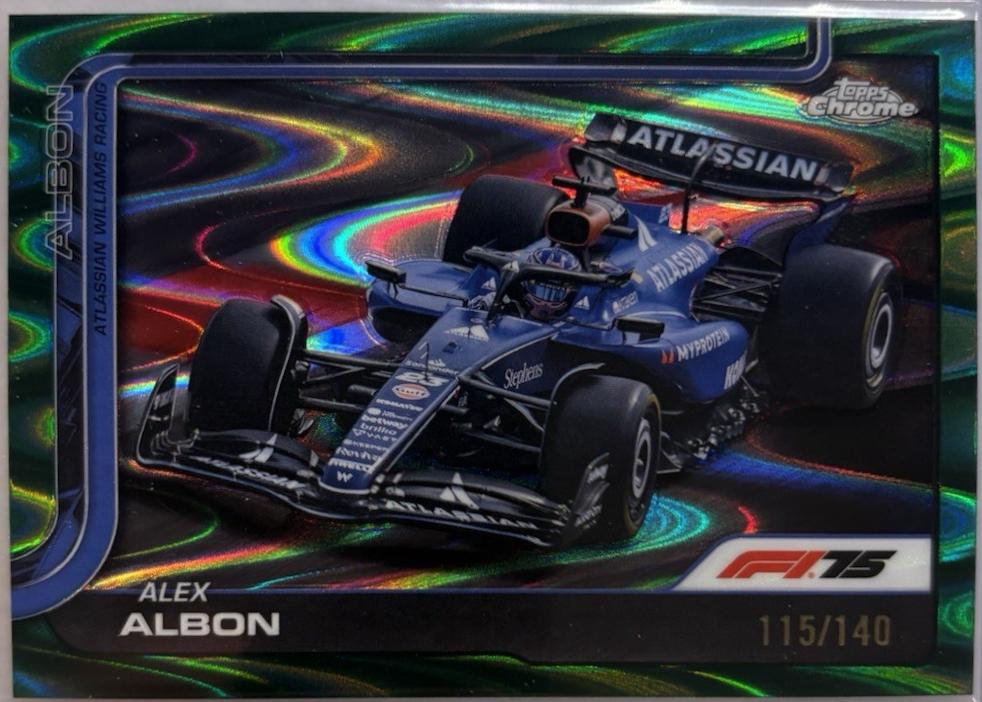 Alex Albon [Green RayWave Refractor] #89
