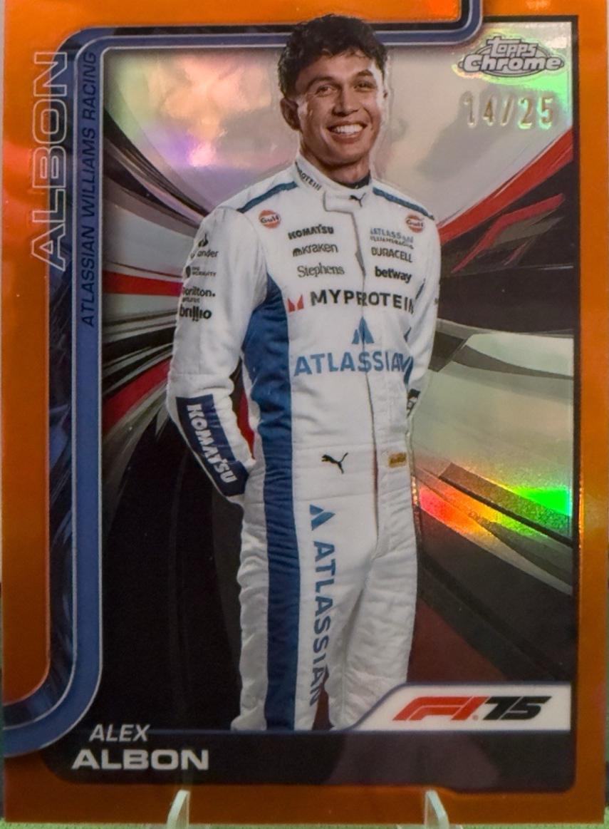 Alex Albon [Orange Refractor] #17