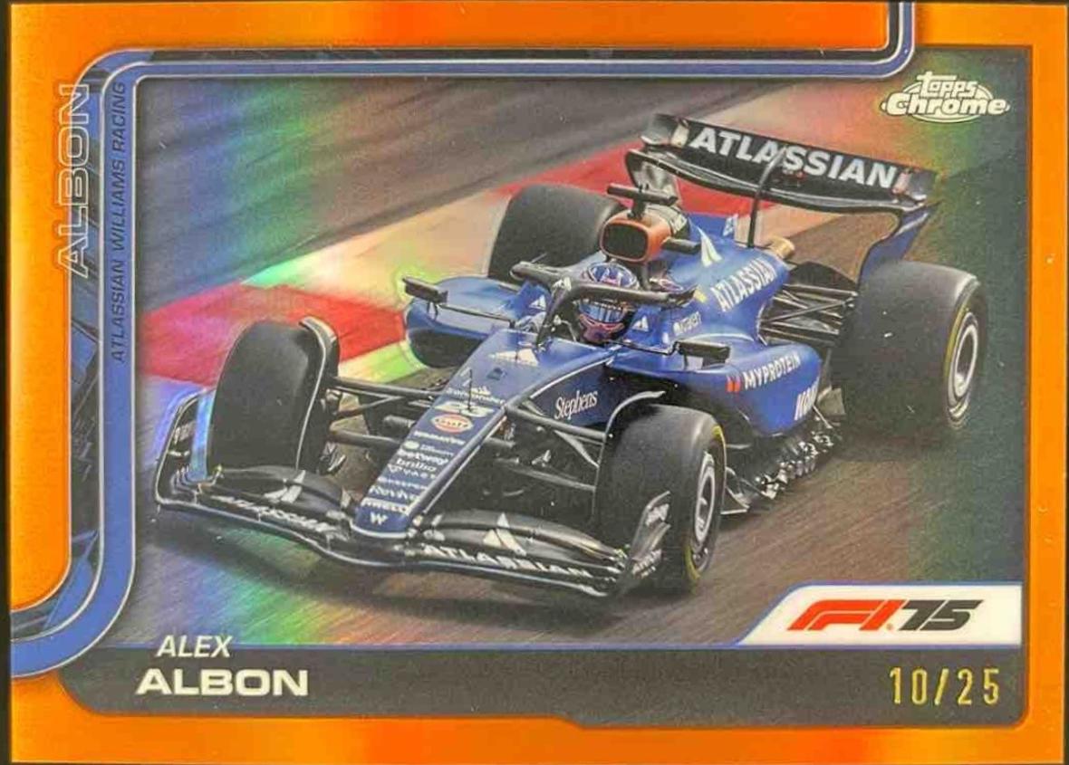 Alex Albon [Orange Refractor] #89