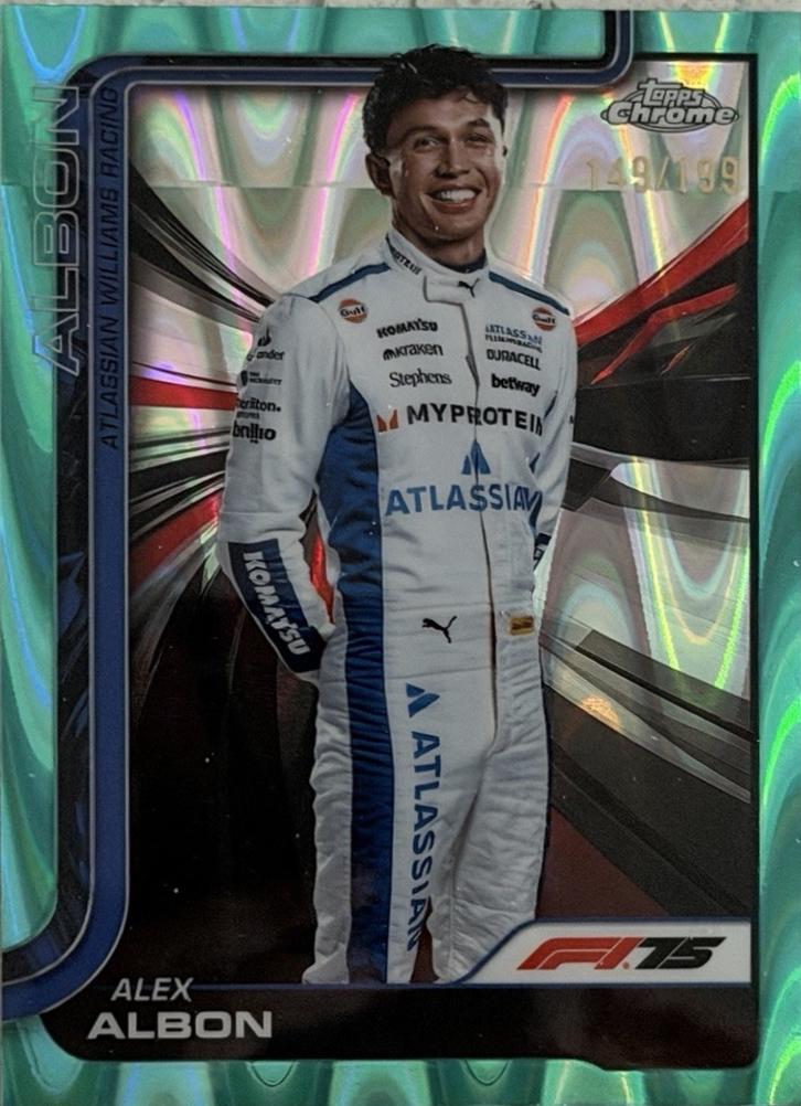 Alex Albon [Teal Refractor] #17