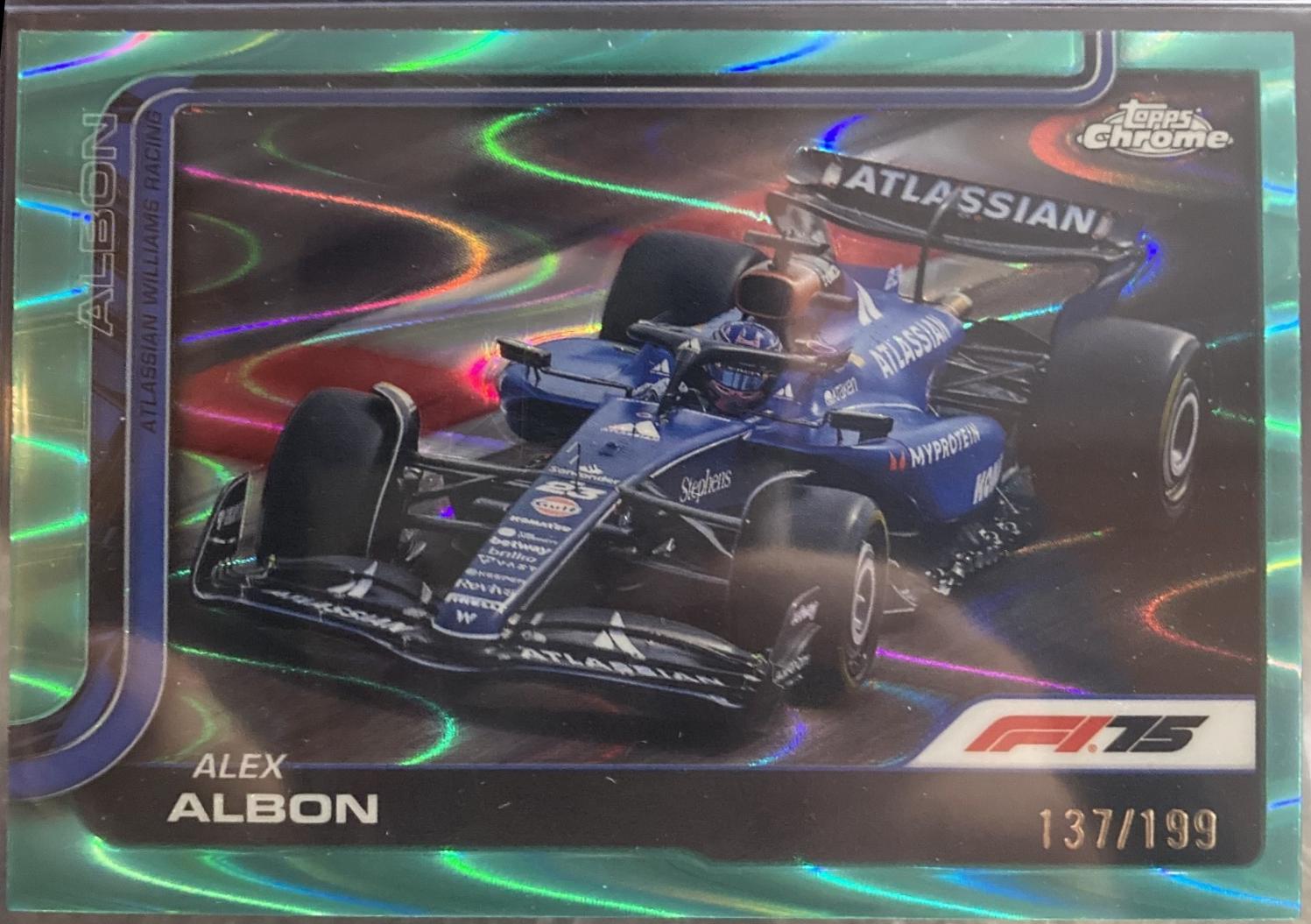 Alex Albon [Teal Refractor] #89