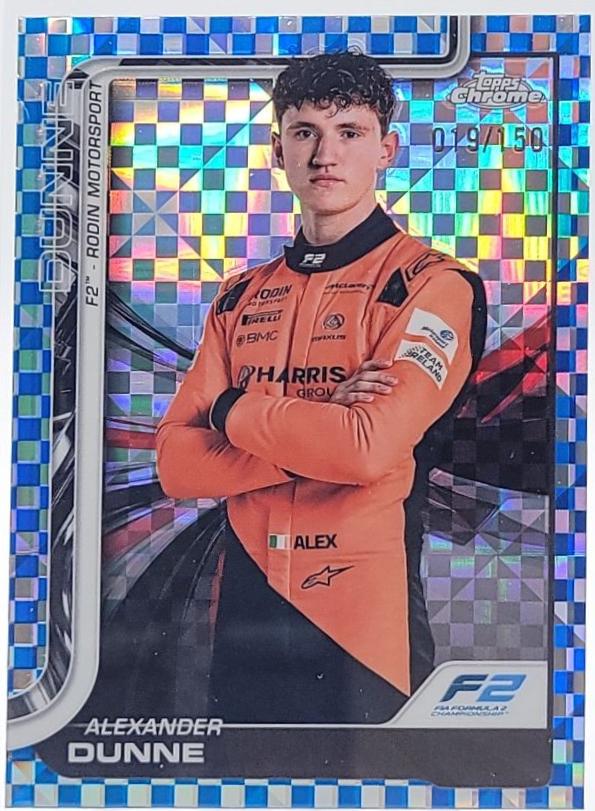 Alexander Dunne [Blue Checker Flag Refractor] #35