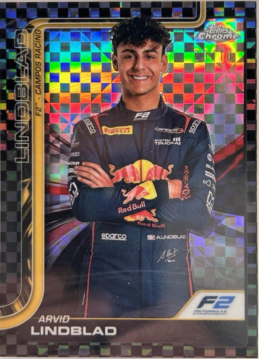 Arvid Lindblad [Black Checker Flag Refractor] #23