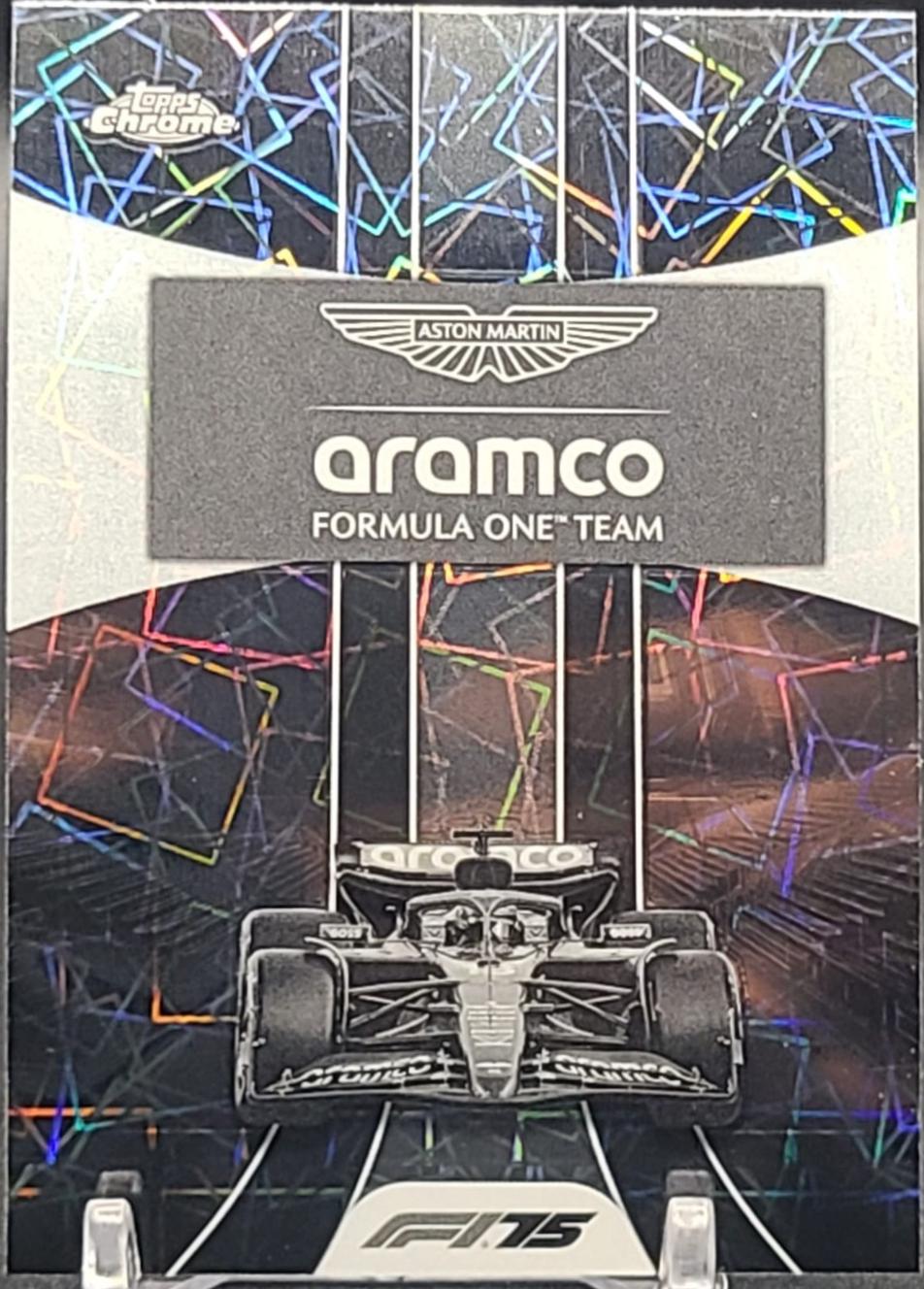 Aston Martin Aramco [Black White Lazer Refractor] #178