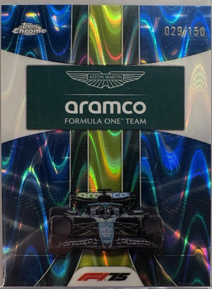 Aston Martin Aramco [Blue RayWave Refractor] #178